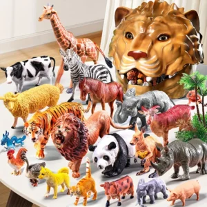 46-piece Lion Head Storage Bucket Set