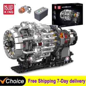 Building Block Assembly Engine Set Desktop ornaments Christmas Gift