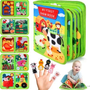 Farm Animal Busy Board Educational Learning Quiet Toddler