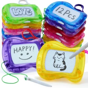 12 Pcs Mini Magnetic Drawing Board 6 Different Color